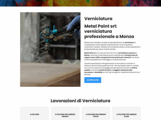 Metal Paint: specialisti della verniciatura industriale a polvere